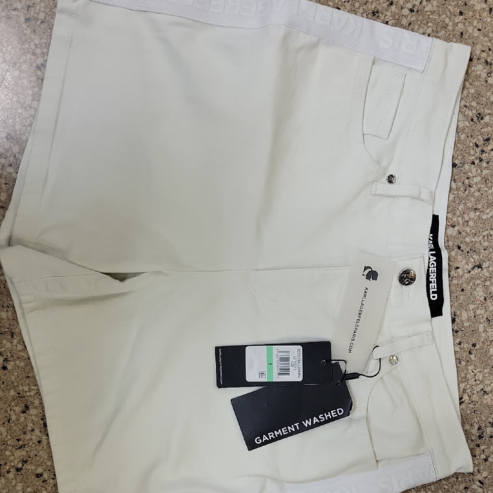 Karl Lagerfeld Off-White Casual Shorts